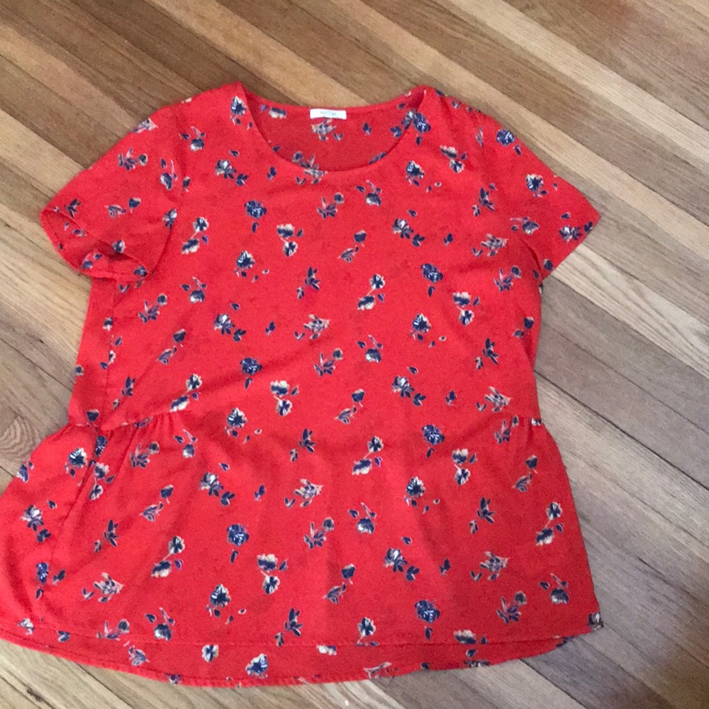 Short sleeve Pleione blouse from Nordstrom